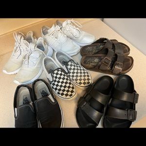 Shoe bundle (adidas, vans, birkenstocks)